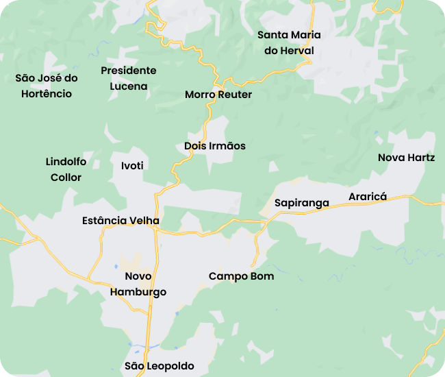 Mapa Vale Germânico